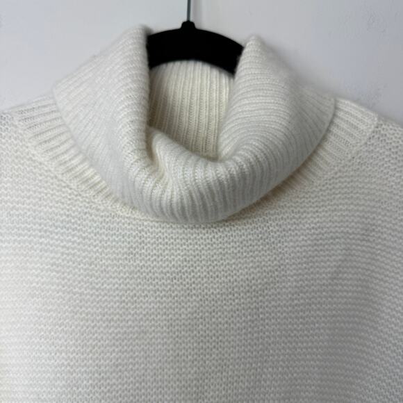 Sundance Winter White Cowl Neck Wool Blend Sweater - Picture 4 of 10